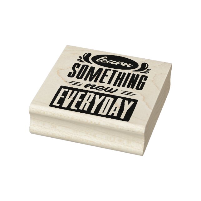 Typography Rubber Stamp (Stamp)