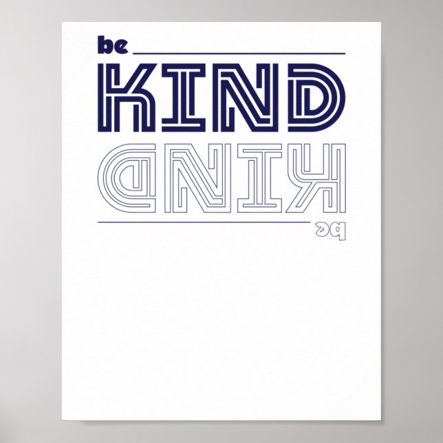 Typography Sticker  Poster (Front)