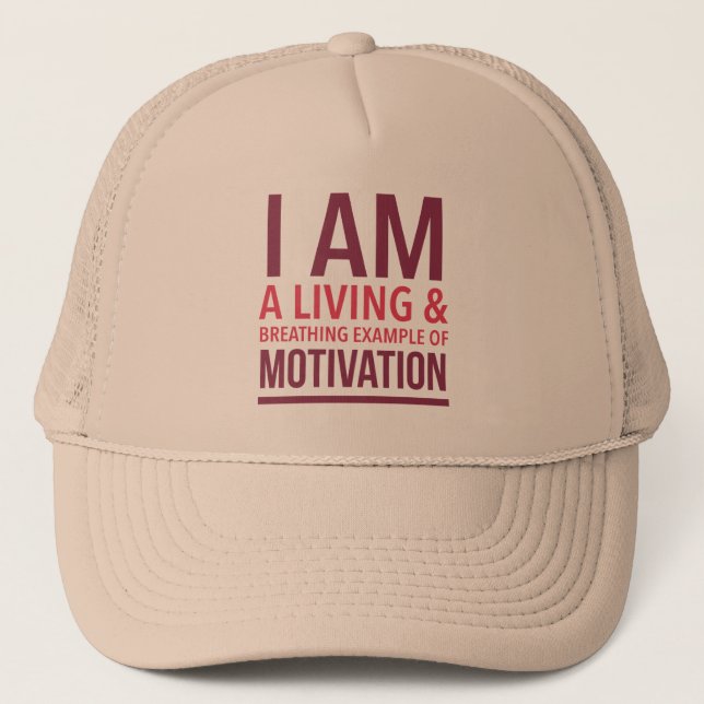 Typography Trucker Hat (Front)