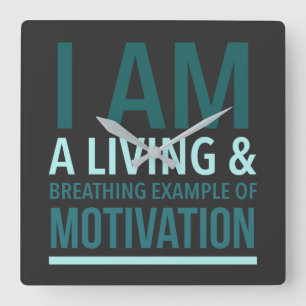 Typography Wall Clock