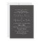 Typography Wedding Invitation