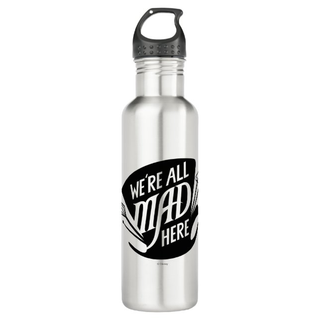 Typography | We're all Mad 710 Ml Water Bottle (Front)