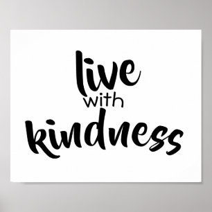 typography word art poster black and white