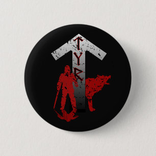 Tyr and Fenrir Button