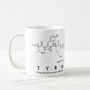 Tyra peptide name mug
