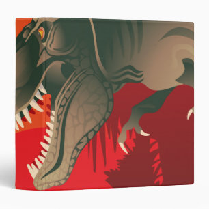 tyranasarus rex notebook binder