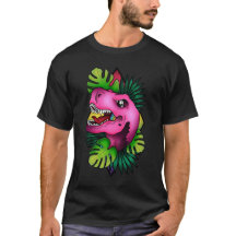 Tyranicorn Pink Dino - Black