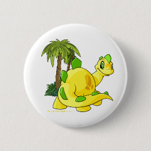 Tyrannian yellow Chomby gazing 2 Inch Round Button