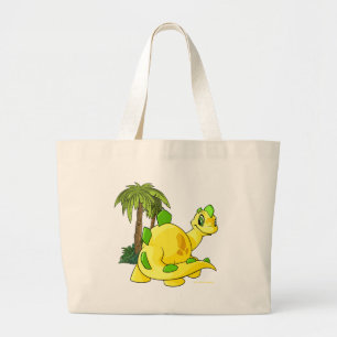 Tyrannian yellow Chomby gazing Large Tote Bag