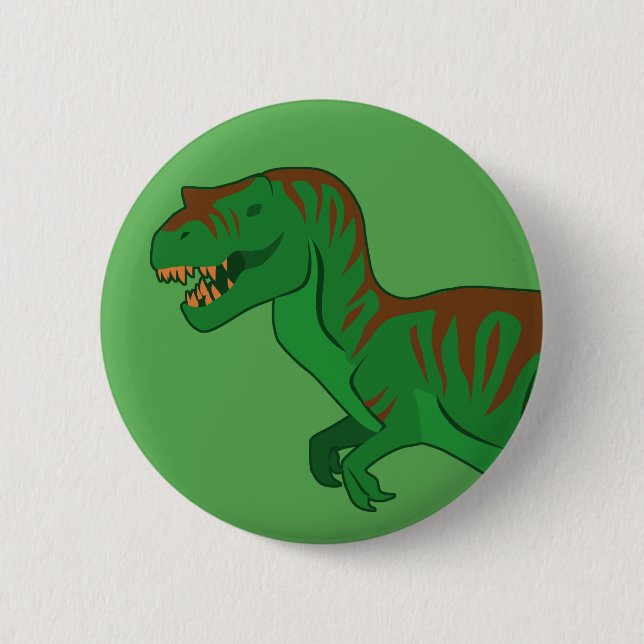 Tyrannosaurus 2 Inch Round Button (Front)