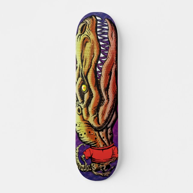 Tyrannosaurus Decks Skateboard (Golden Variant) (Front)