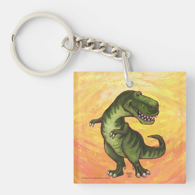 Tyrannosaurus Gifts & Accessories Keychain (Front)