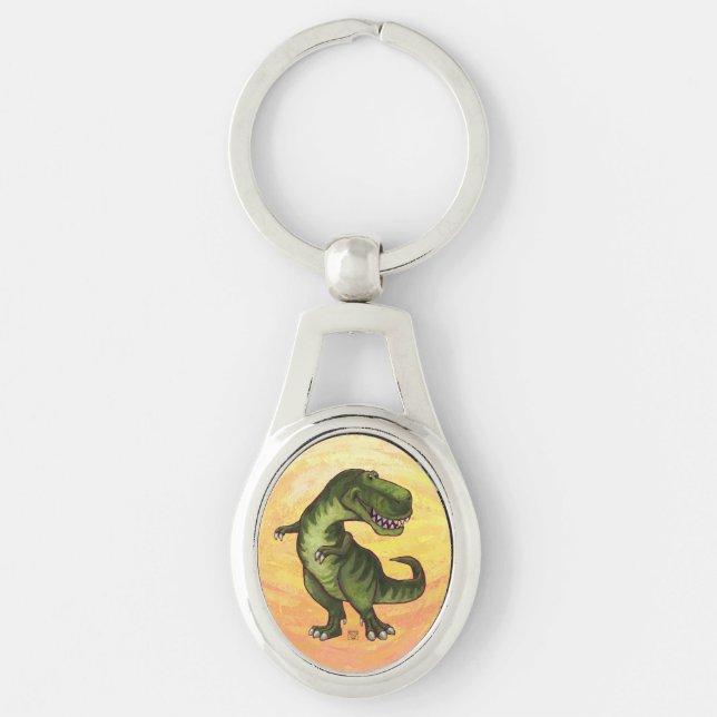 Tyrannosaurus Gifts & Accessories Keychain (Front)