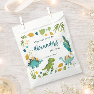 Tyrannosaurus Jurassic Party Dinosaur Birthday Favour Bag