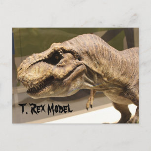 Tyrannosaurus Model Postcard
