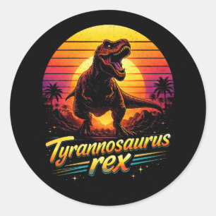 Tyrannosaurus Rex Classic Round Sticker