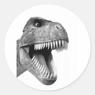 Tyrannosaurus Rex Classic Round Sticker