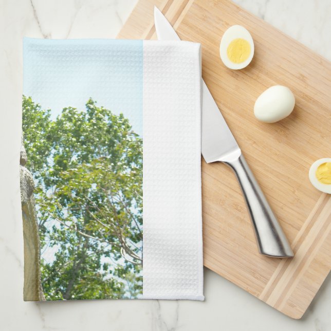 Tyrannosaurus Rex dinosaur Kitchen Towel (Quarter Fold)