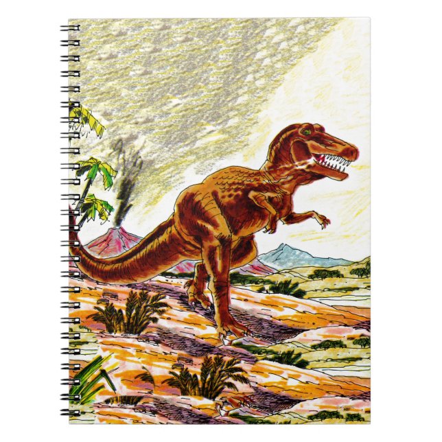 Tyrannosaurus Rex Dinosaur Notebook (Front)