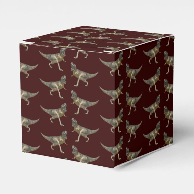 Tyrannosaurus Rex Favor Box (Front Side)