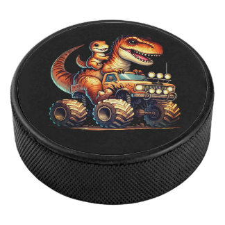 Tyrannosaurus Rex Hockey Puck