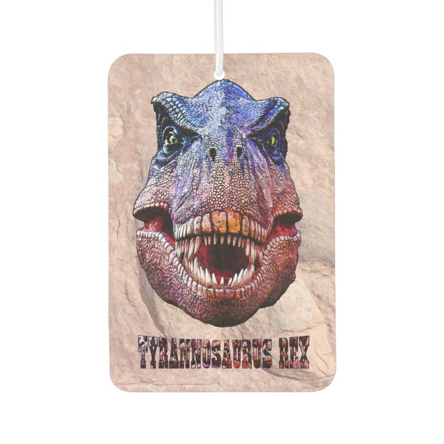 Tyrannosaurus Rex King Of Predators Car Air Freshener (Front)