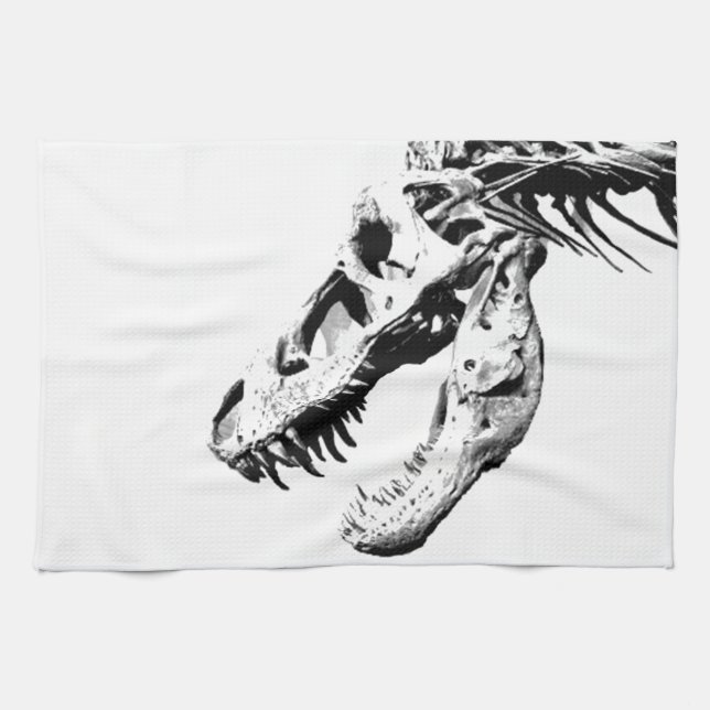 Tyrannosaurus Rex Kitchen Towel (Horizontal)