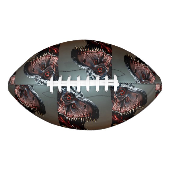 Tyrannosaurus Rex Scary Face, Football (Front)