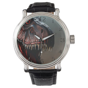 Tyrannosaurus Rex Scary Face, Mens Watch