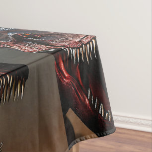 Tyrannosaurus Rex Scary Face, Tablecloth