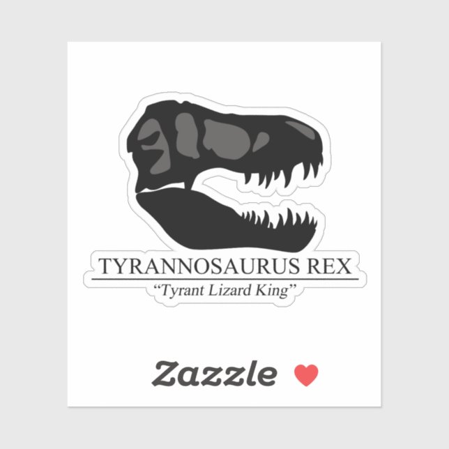 Tyrannosaurus Rex Skull (Sheet)
