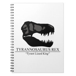 Tyrannosaurus Rex Skull Notebook