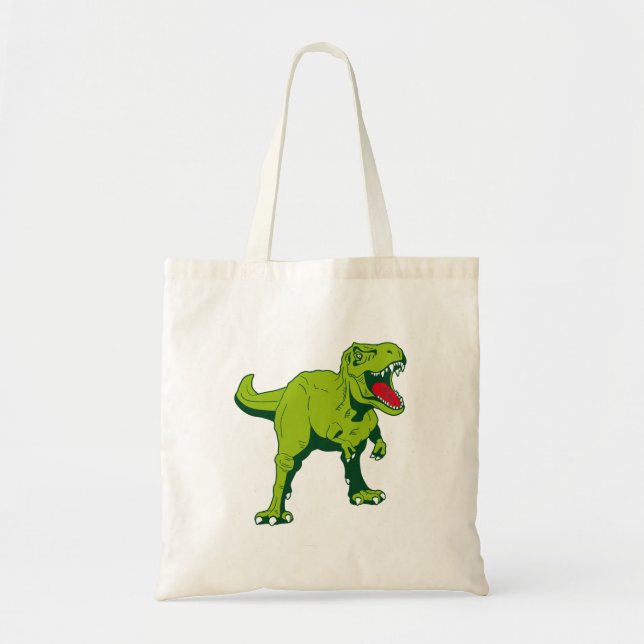 Tyrannosaurus rex stylized tote bag (Front)
