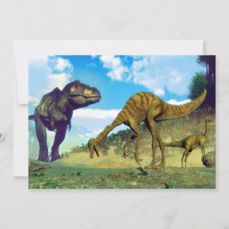 Tyrannosaurus rex surprising gallimimus dinosaurs