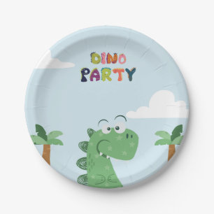 Tyrannosaurus Rex/T-Rex birthday Paper Plate