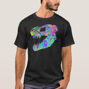 Tyrannosaurus Rex T Rex Skull Colourful Dinosaur F T-Shirt