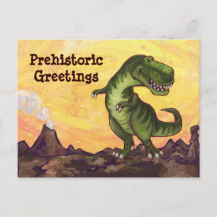 Tyrannosaurus Rex Writing Stuff Postcard