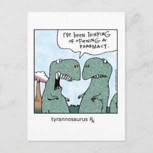 Tyrannosaurus Rx Postcard