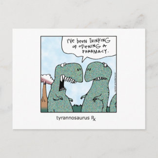 Tyrannosaurus Rx Postcard