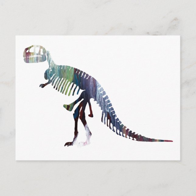 Tyrannosaurus skeleton postcard (Front)