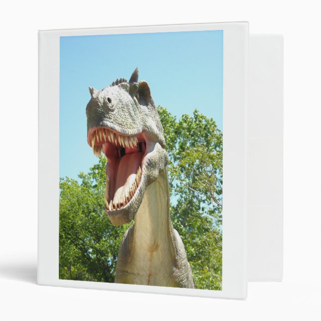Tyrannosaurus T-Rex Dinosaur Binder (Front/Inside)