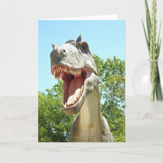 Tyrannosaurus T-Rex Dinosaur Card (Front)