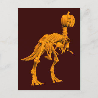 Tyrannosaurus tricktreatus postcard
