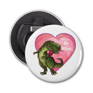 Tyrannosaurus Valentine's Day Bottle Opener
