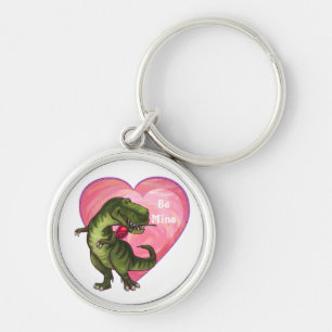 Tyrannosaurus Valentine's Day Keychain