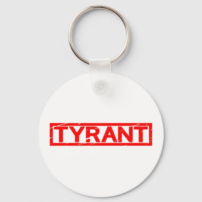 Tyrant Stamp Keychain (Front)