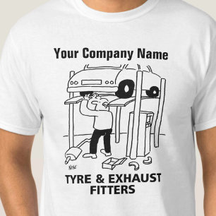 Tyre & Exhaust Fitters Garage Services T-Shirt
