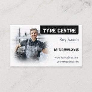 Tyre Store Services   Car Parts Business Card