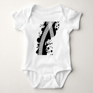 Tyre Tread Baby Bodysuit