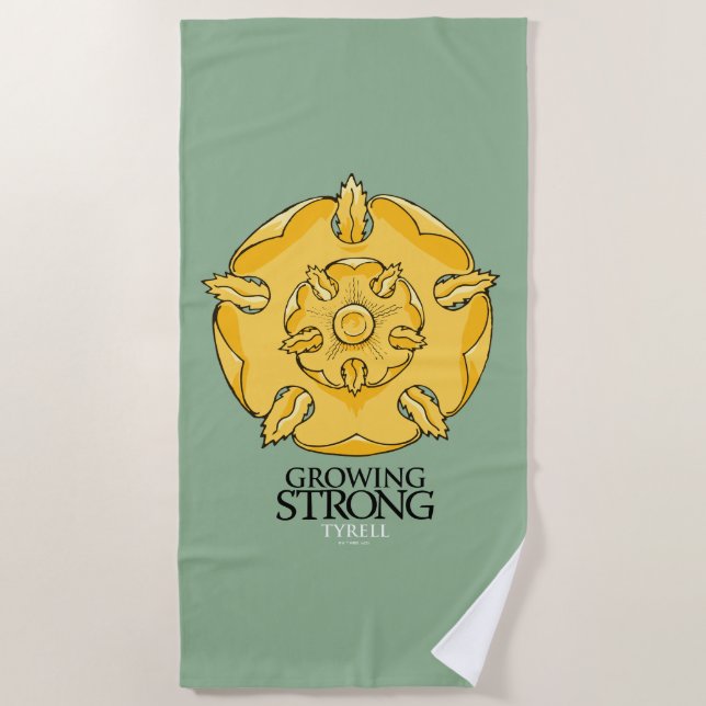 Tyrell Sigil - Growing Strong Beach Towel (Front)